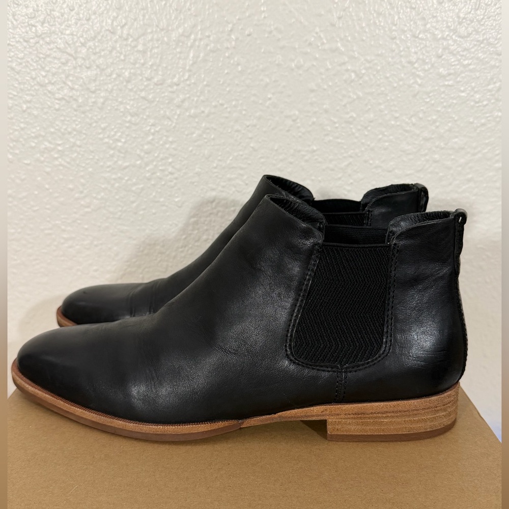 Kork-Ease Kama black leather Chelsea ankle boots. Comfortable Small heel - Picture 5 of 14